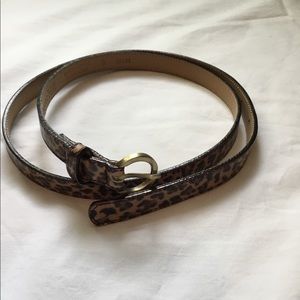 Garnet Hill skinny belt size small